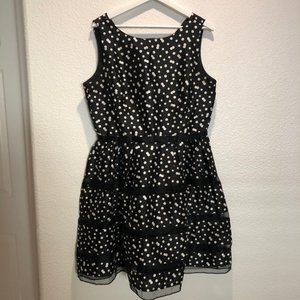 Coldwater Creek Tiered Polka Dot Silk Dress 14